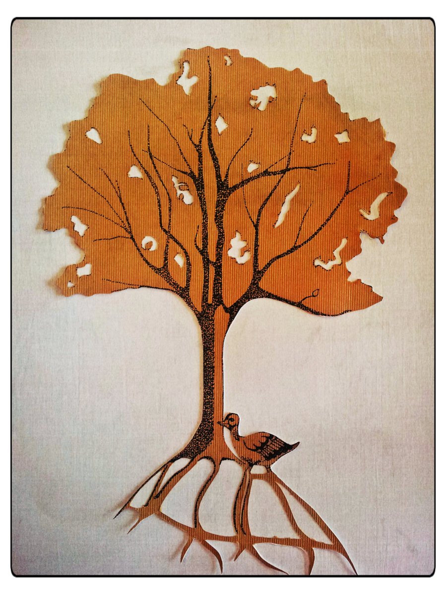 De tekening voor mijn vader.