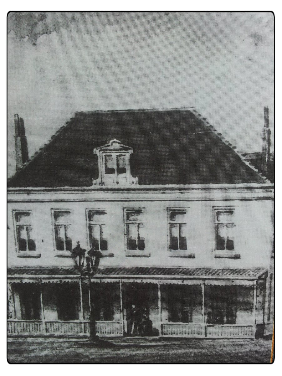 het gebouw waar ik opgroeide, ansicht uit 1835