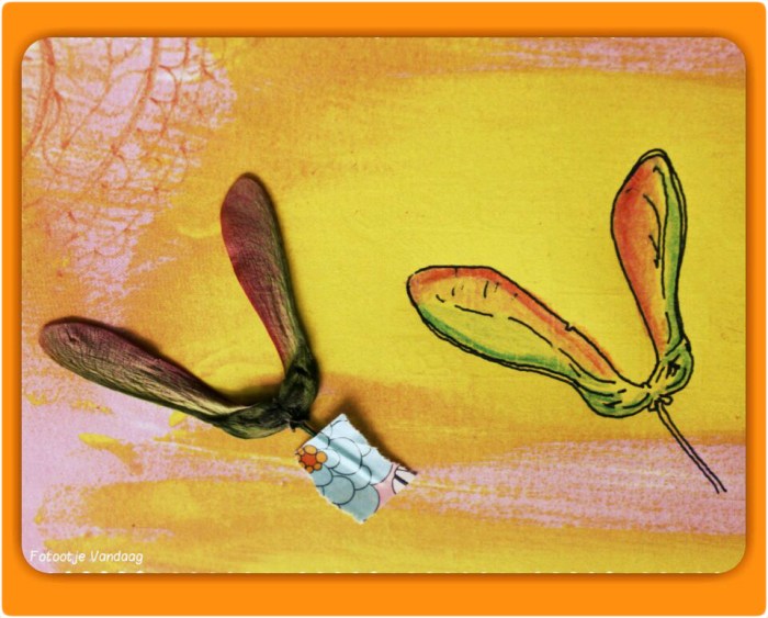 Vleugeltjes op papier